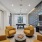 Lounge area with pool table and a tv