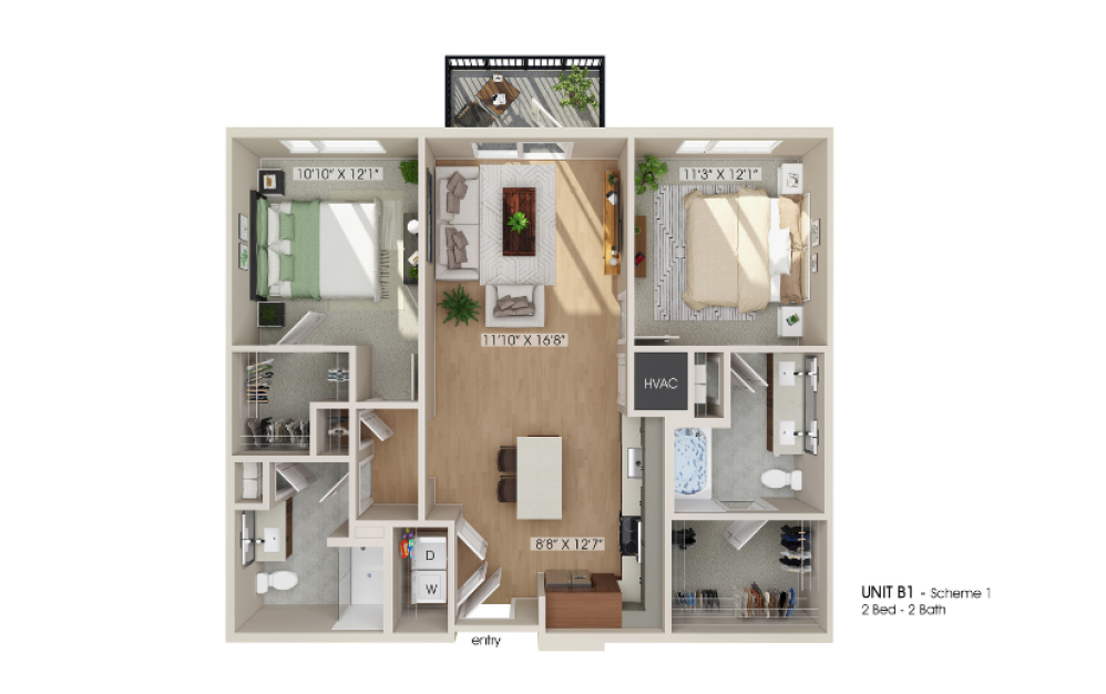 2 bedroom Essential housing in Dallas, TX